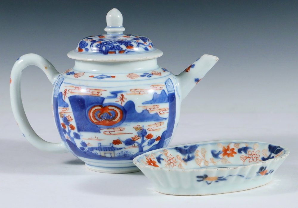 CHINESE IMARI - (2) Pcs of 18th c. Chinese Export Imari (1 of 5)