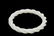 CHINESE JADE BRACELET - A White Carved Jade Rope Twist