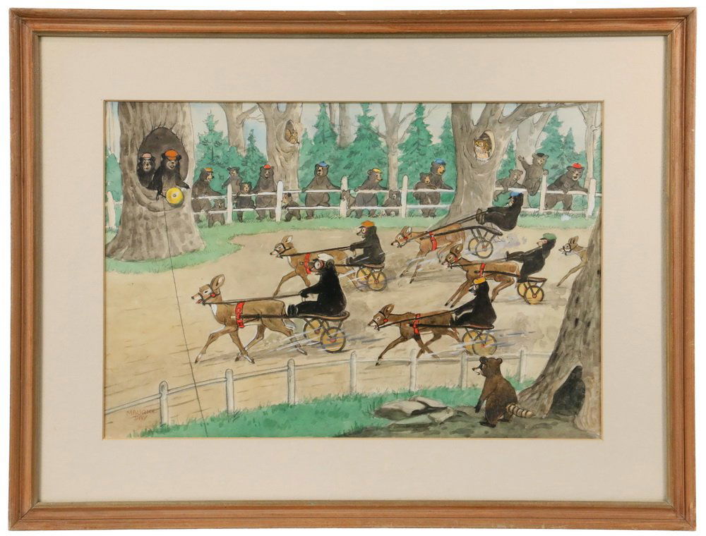 MAURICE 'JAKE' DAY (ME, 1892-1983) - "The Harness (1 of 4)