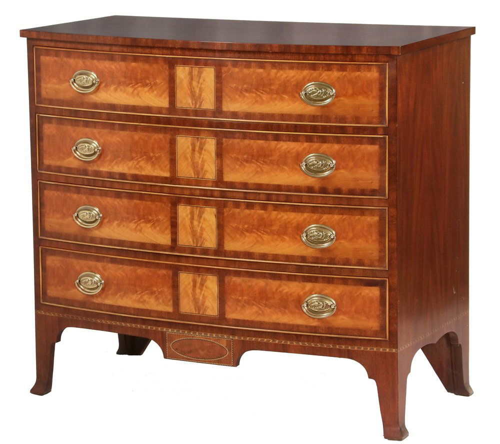 CUSTOM CHEST OF DRAWERS - Replica Hepplewhite Four (1 of 4)