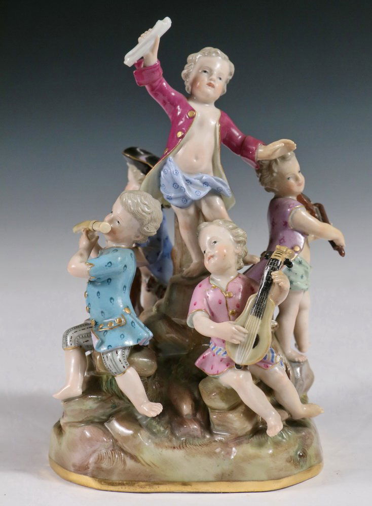 MEISSEN FIGURINE - Late 19th c. Meissen German (1 of 4)