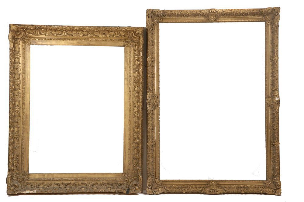 (2) LARGE GESSO FRAMES - 19th c. Victorian Monumental (1 of 1)