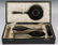 DRESSER SET - Cased English Sterling Silver &