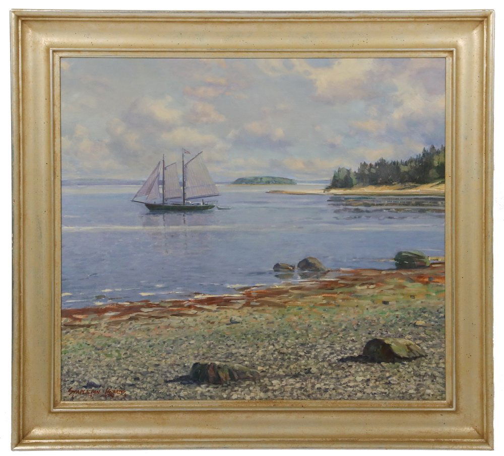 STAPLETON KEARNS (MA/ME/MN, 1952 - ) - "Sailing Off (1 of 4)