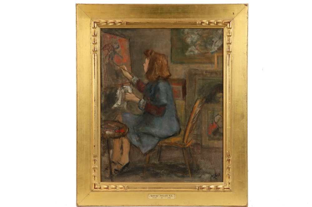 ROBERT PHILIPP (NY, 1895-1981) - "Artist's Wife (1 of 5)