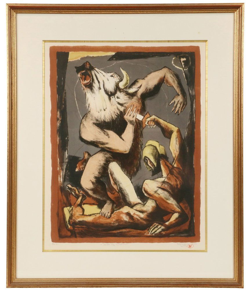 BENTON MURDOCH SPRUANCE (PA, 1904-1967) - "Death of the (1 of 5)