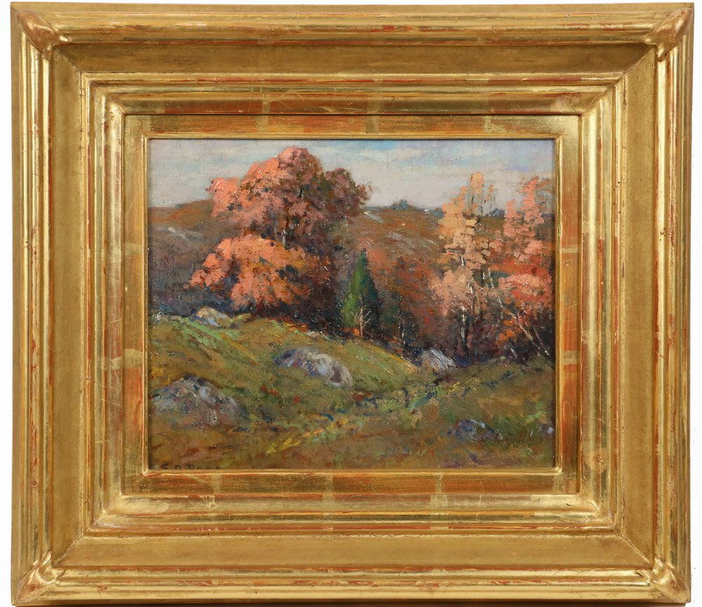 EDWARD A. PAGE (MA, 1850-1928) - "Sketch in Salem (1 of 5)