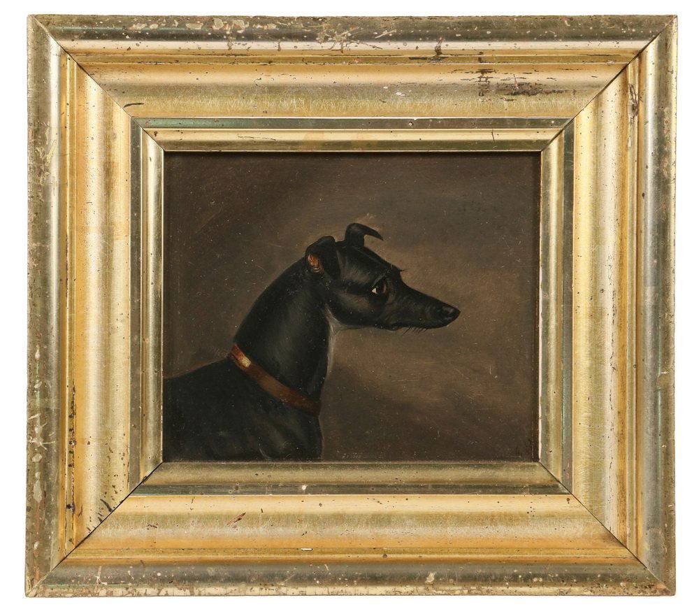 BRITON RIVIERE (UK, 1840-1920) - Study of a Greyhound (1 of 3)