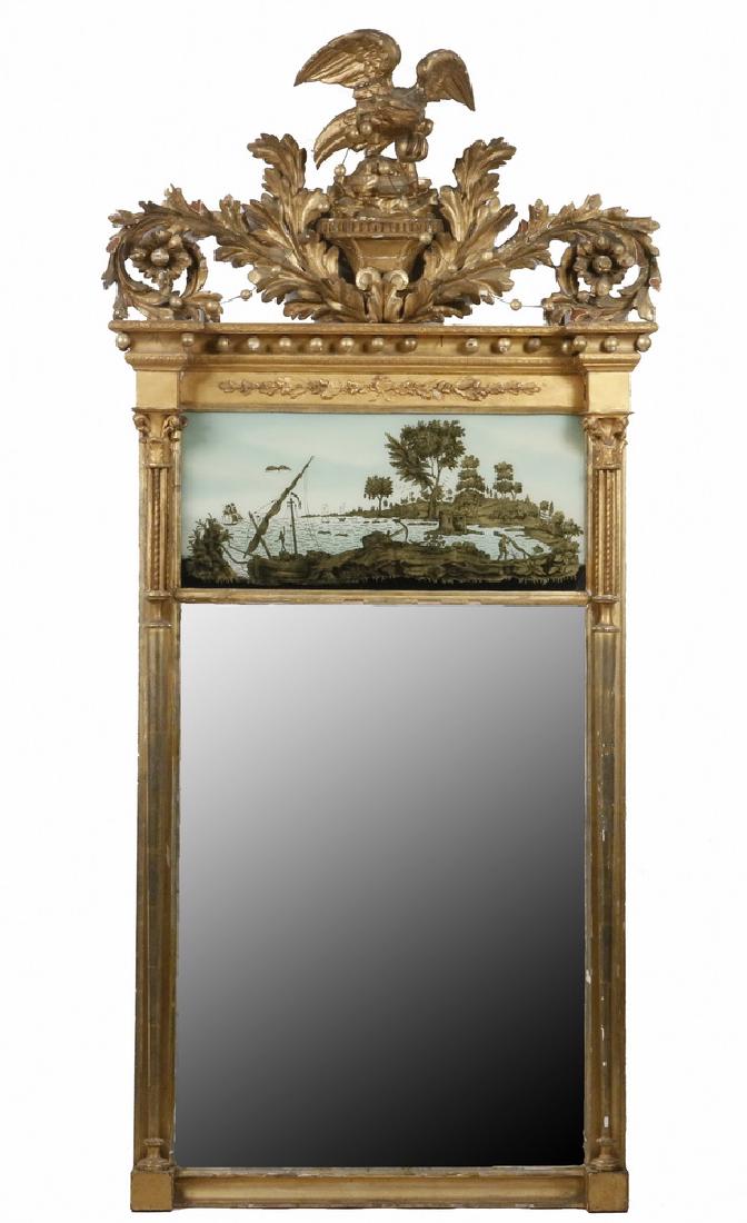 FEDERAL PERIOD LOOKING GLASS (1 of 3)