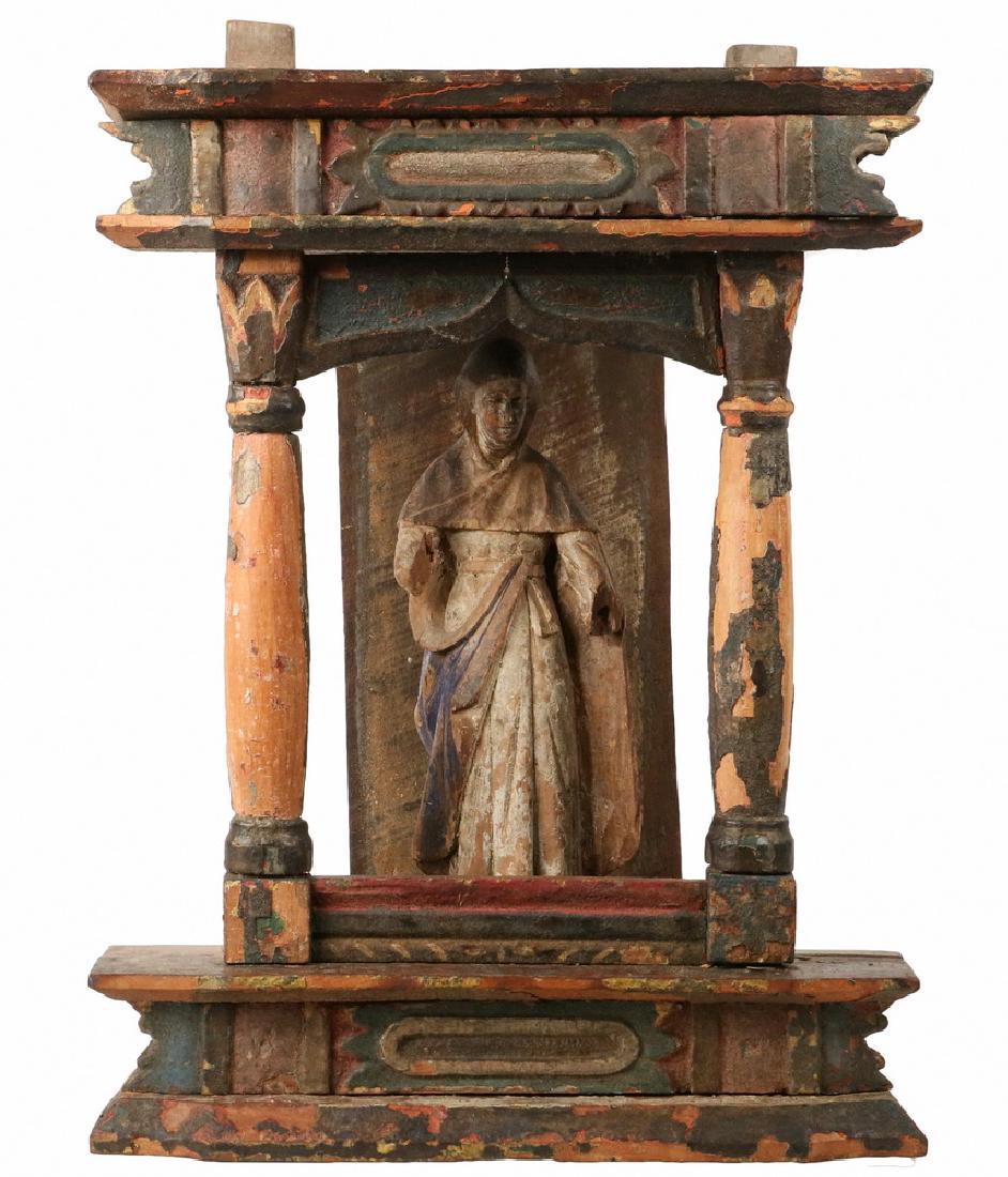 EARLY ALTAR WITH STATUE (1 of 5)