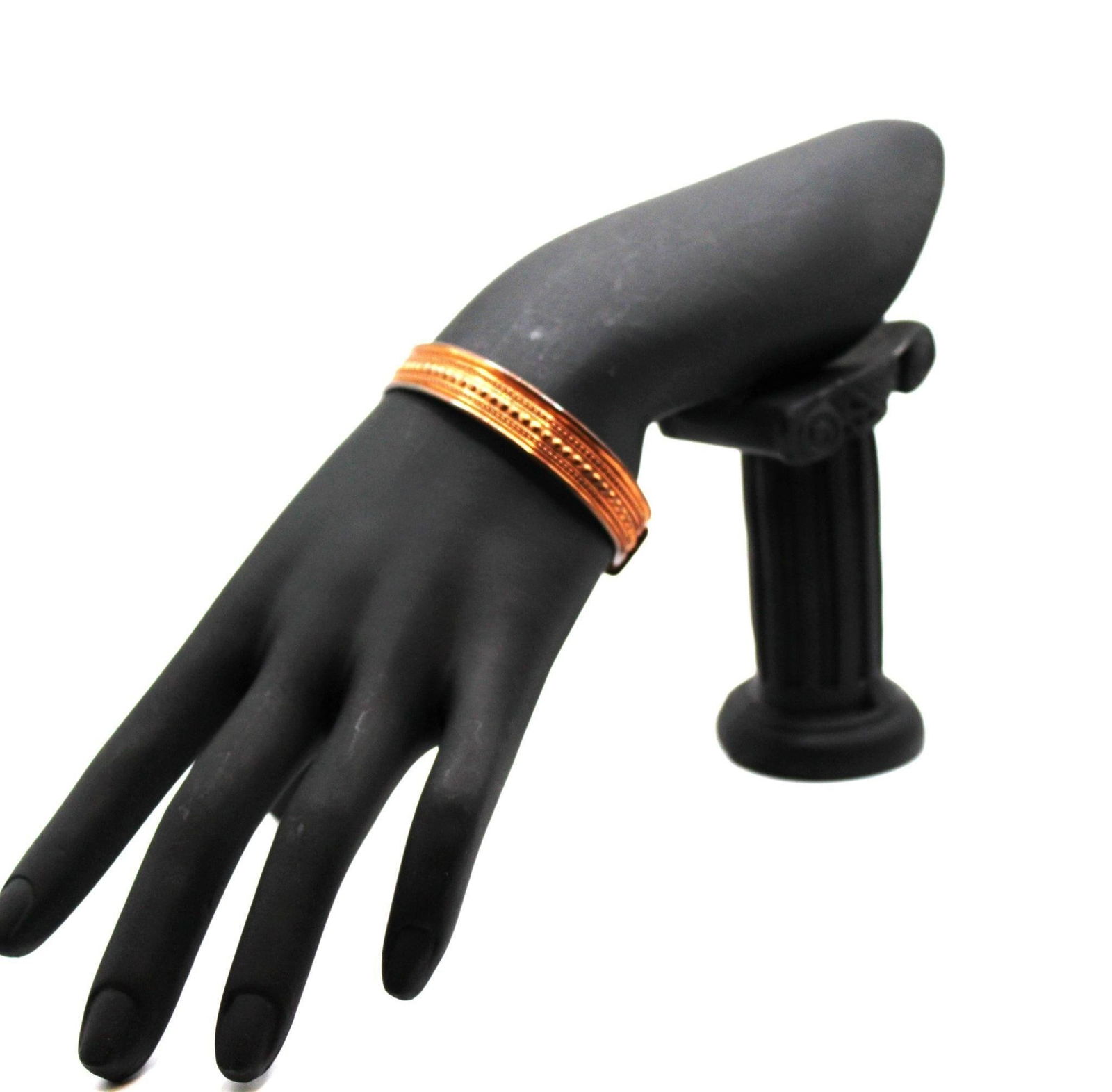 COPPER MAGNETIC BRACELET W/ TRIBAL DESIGN (1 of 3)