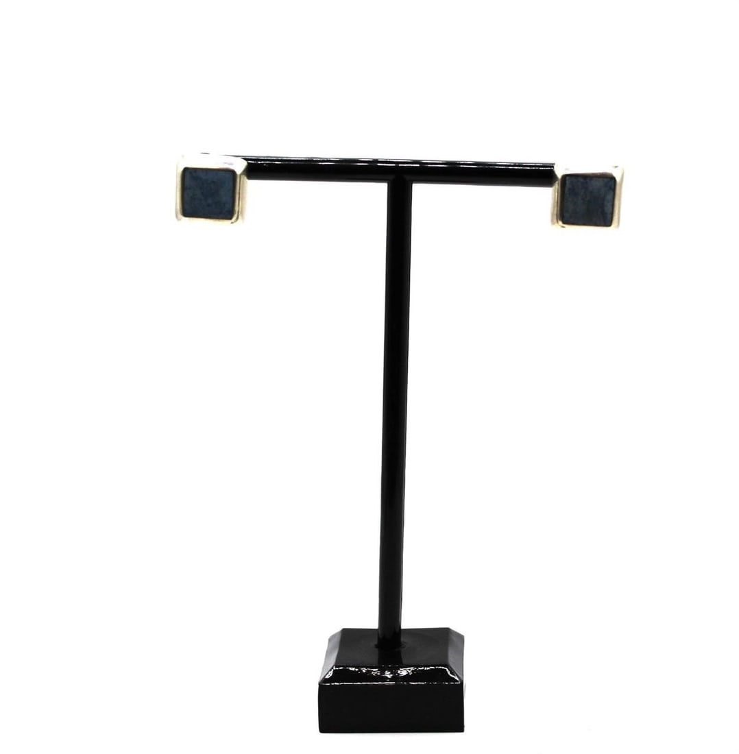 LAPIS LAZULI MEXICO AT 925 STUD EARRINGS (1 of 5)