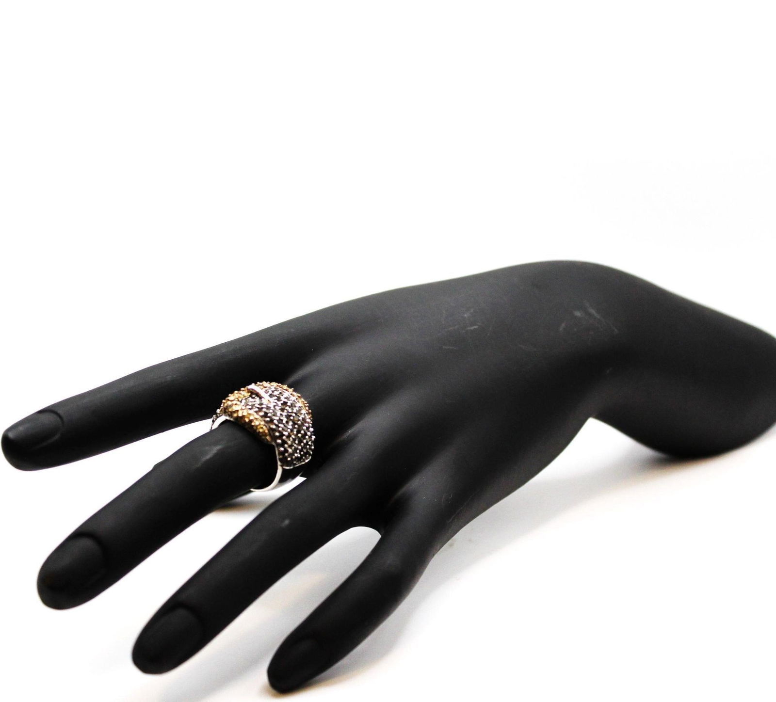 STERLING ART DECO BUCKLE DESIGN RING SZ 6.5 (1 of 6)