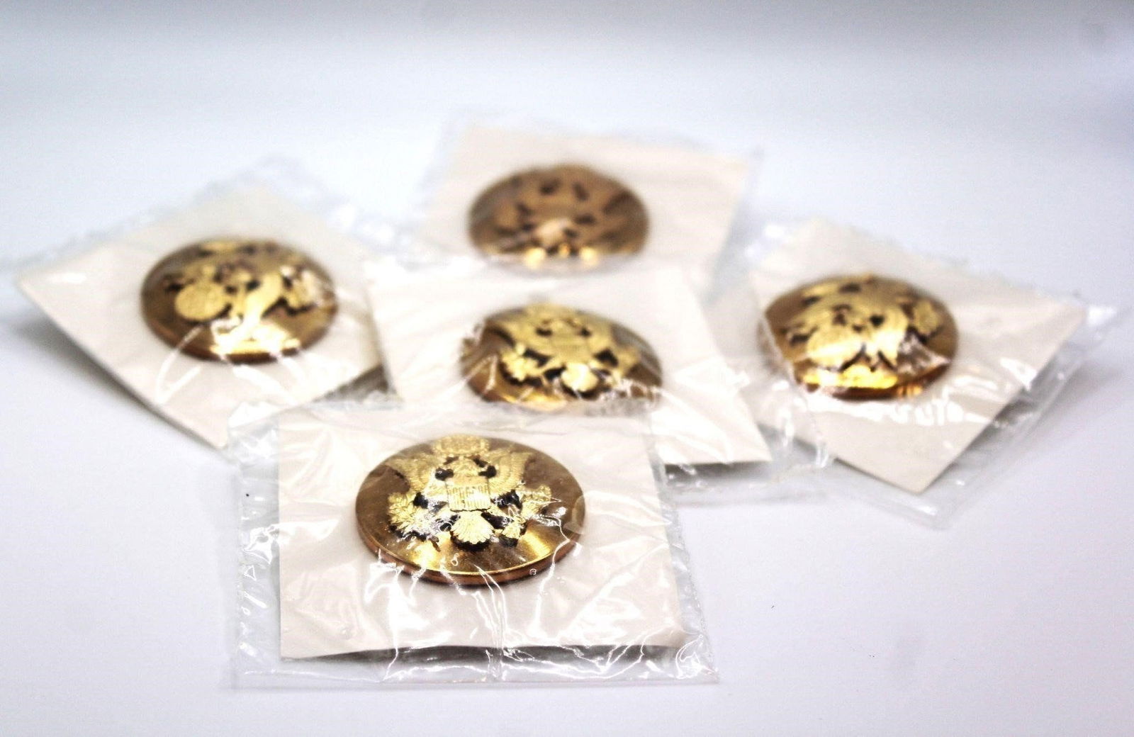 (5) LOTS OF US ARMY INSIGNIA SERVICE CAP PINS (1 of 4)