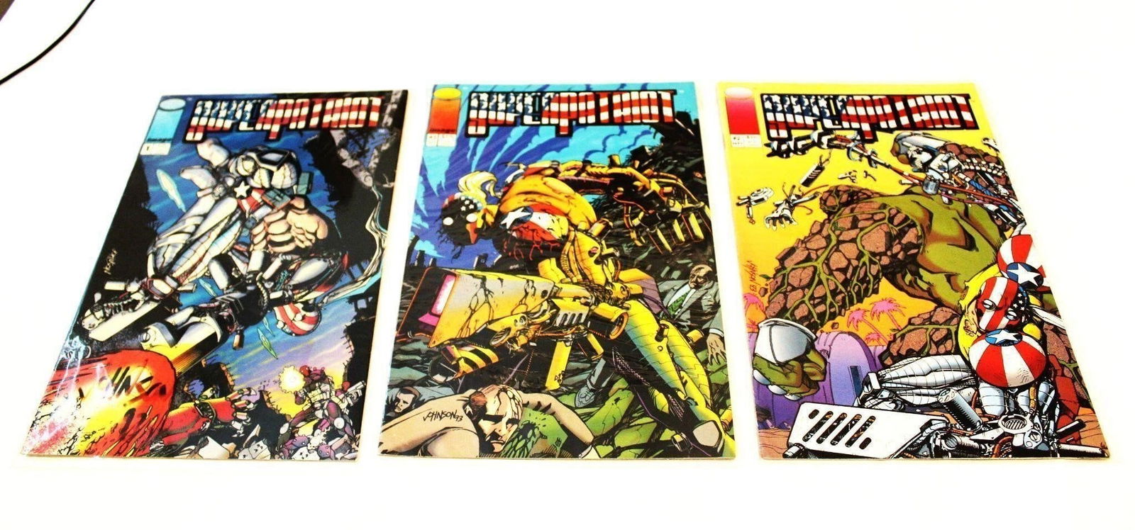 (3) LOTS SUPERPATRIOT # 1, 2 & 3 IMAGE COMICS (1 of 2)