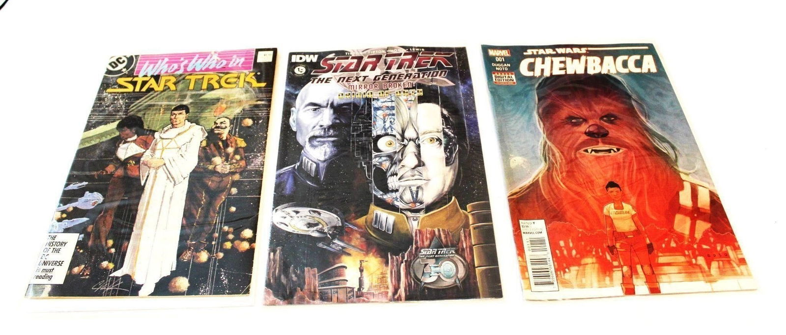 (3) LOTS STARWARS CHEWBACCA #1 & STAR TRECK (1 of 3)