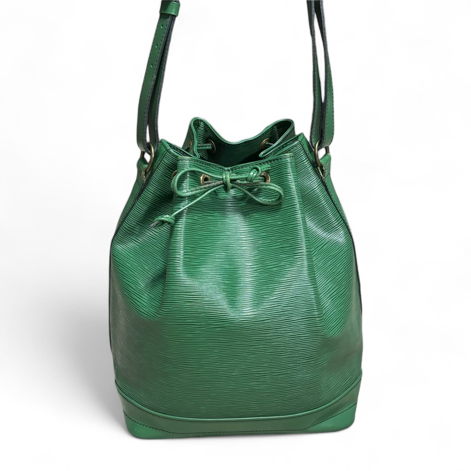 1989’ Vintage Green Epi Louis Vuitton Noe GM Bucket Bag (1 of 16)