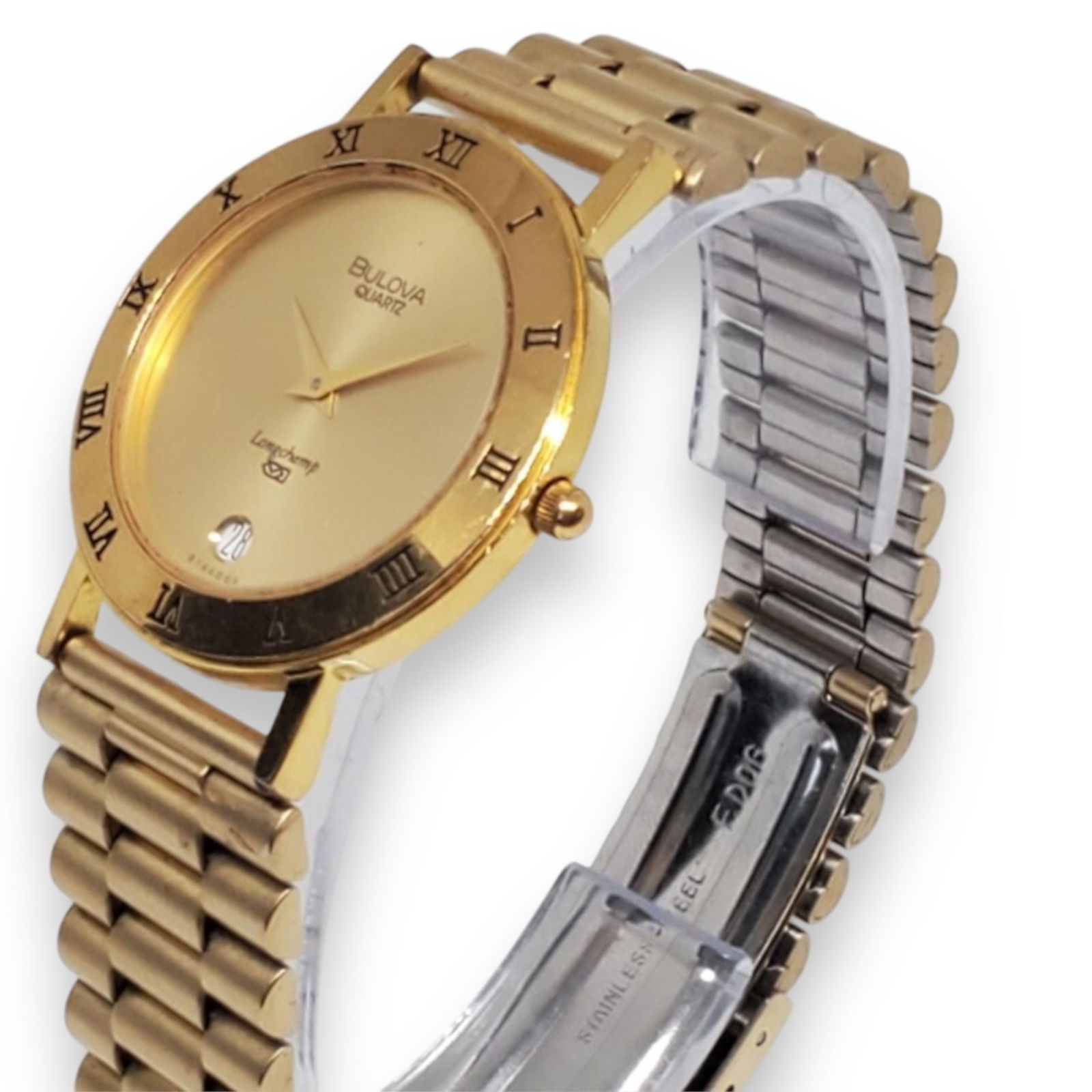 Vintage Bulova Longchamp Gold Plated Watch (1 of 9)