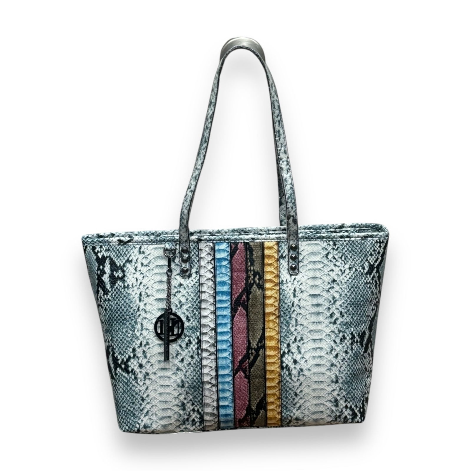 Brand New Badgley Mischka Snake Embossed Tote (1 of 10)