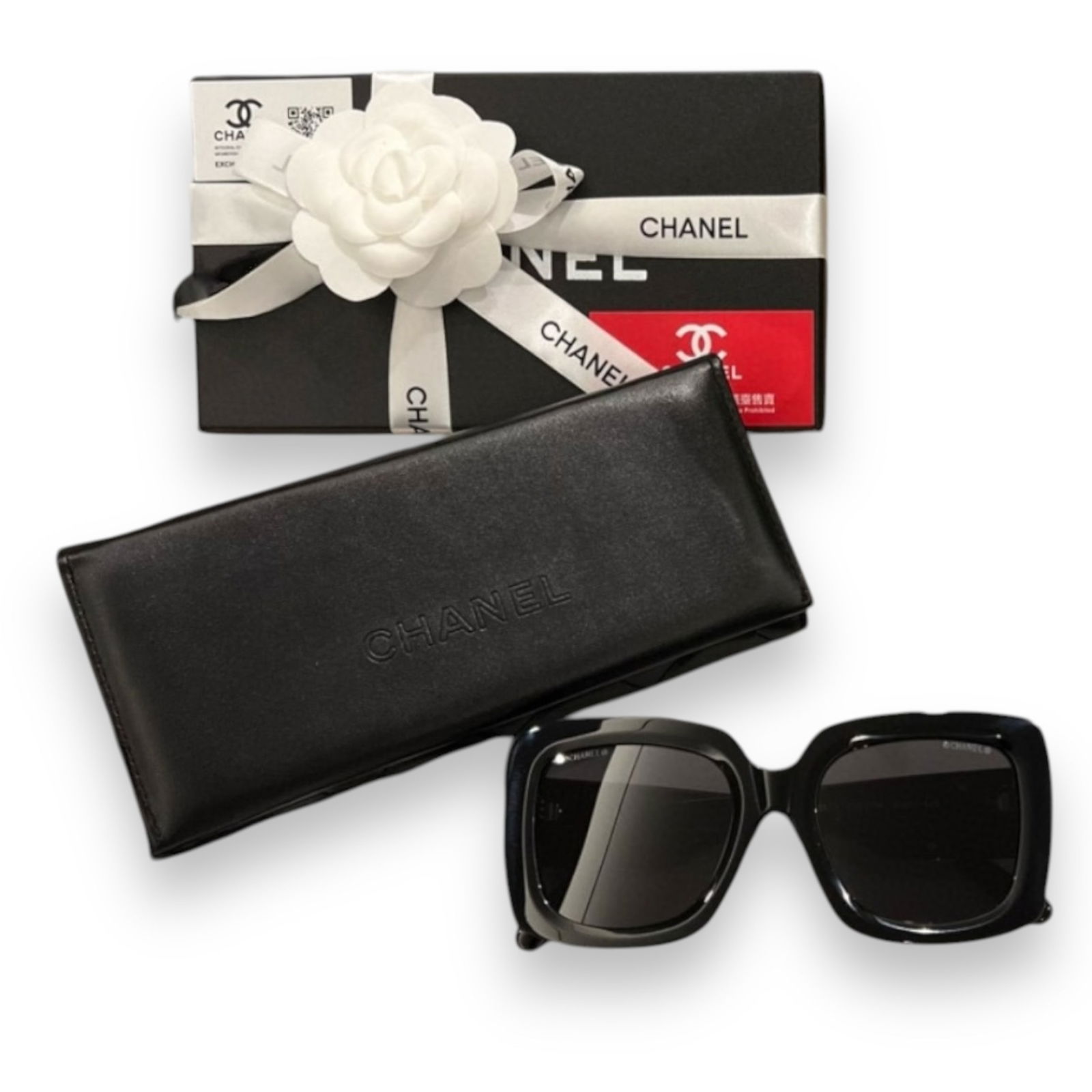 CHANEL CC Side Logo Beaute Sunglasses (1 of 6)