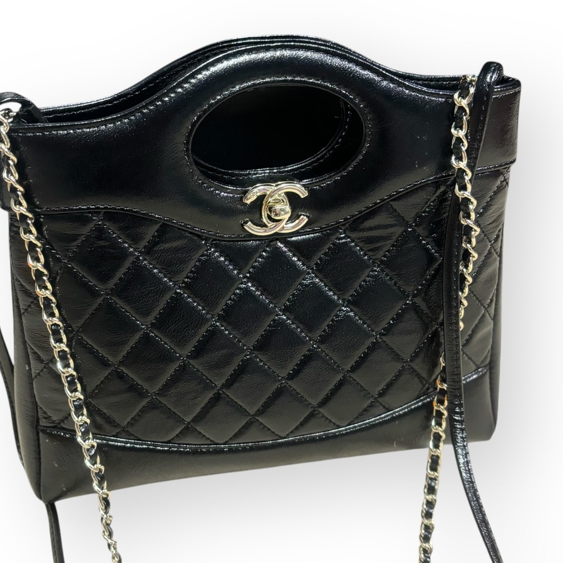 CHANEL Black Quilted 31 Mini Beaute Bag & Original Box (1 of 10)