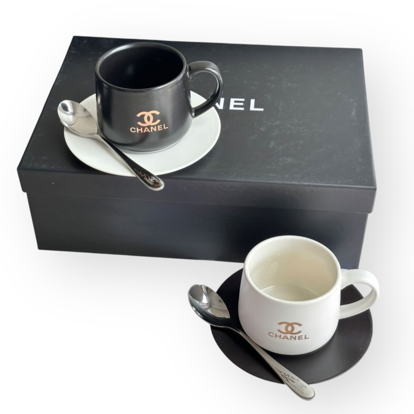 CHANEL Cup & Saucer Gift Set With Original Box (1 of 6)