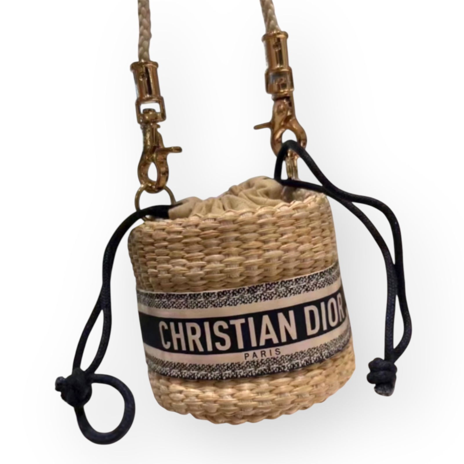 Christian Dior Mini Drawstring Bucket Beaute Bag (1 of 6)
