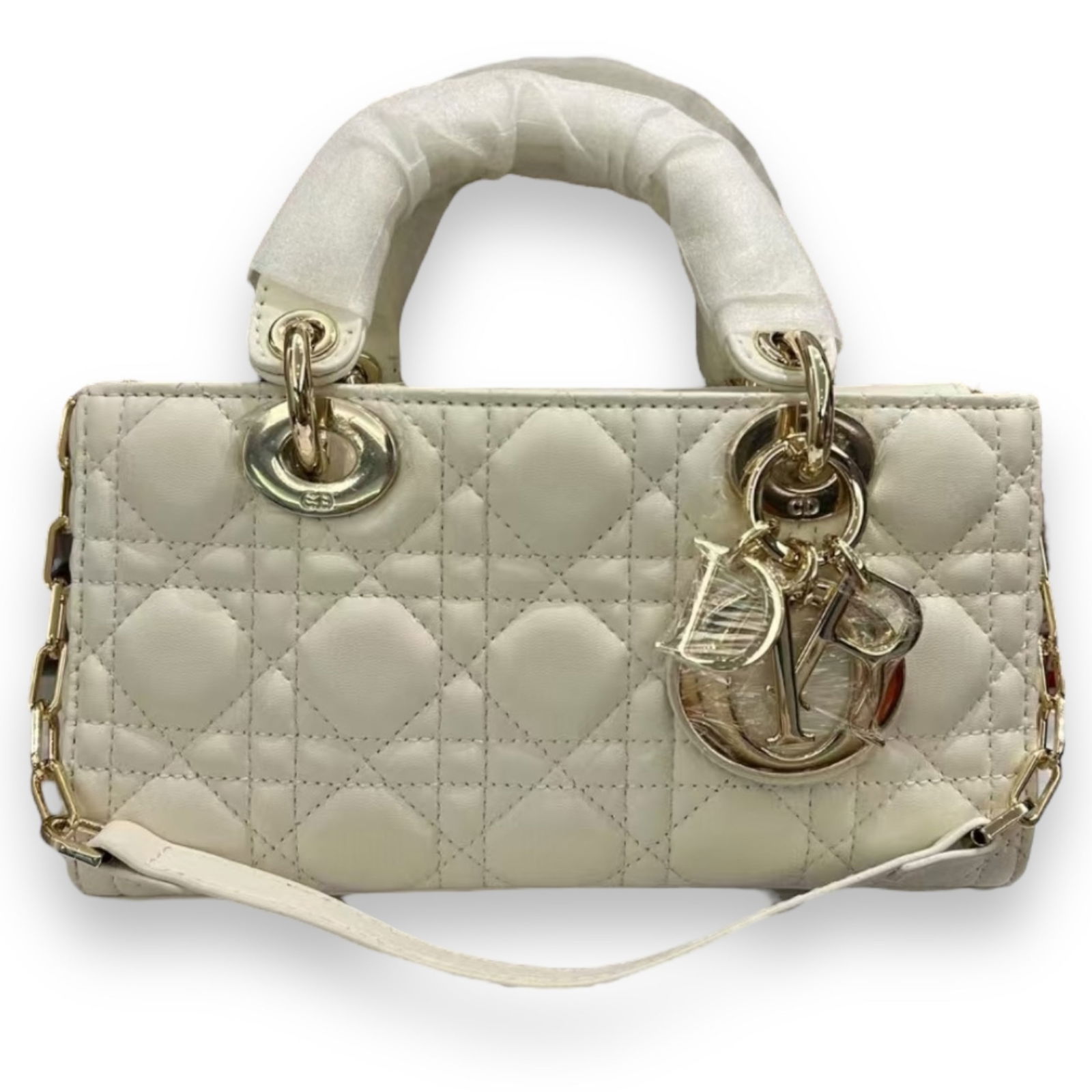 Christian Dior Small White Lady D-Joy Beaute Bag & Original Box (1 of 7)