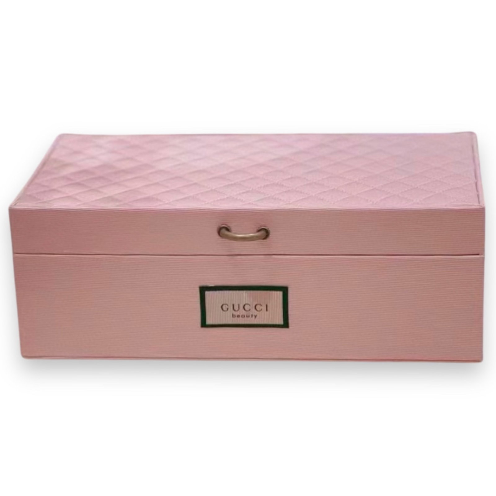 Pink GUCCI Quilted Makeup/Jewelry/Keepsake Box (1 of 5)