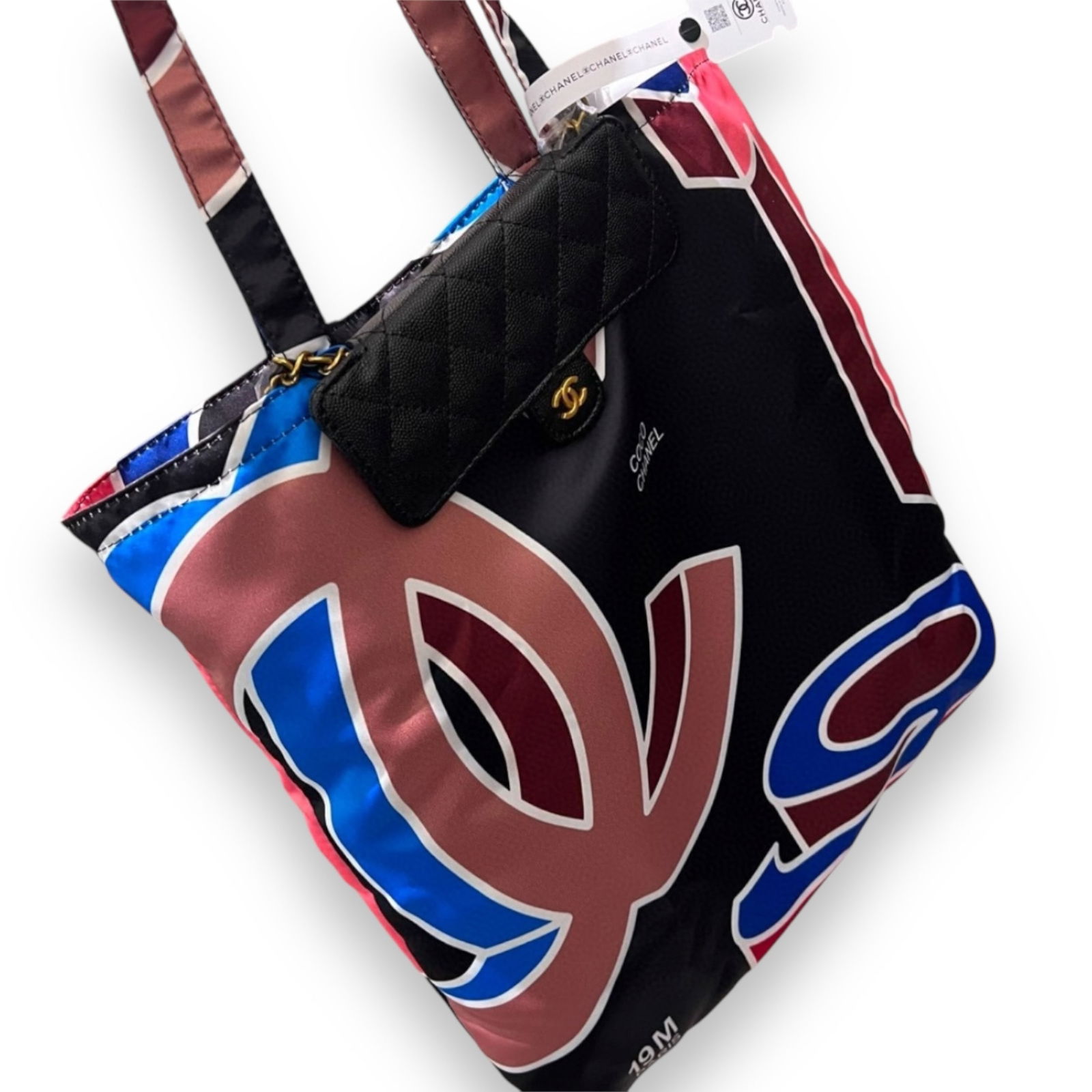 CHANEL Flap Bag Foldable Tote W/ Chain Beaute Bag (1 of 5)