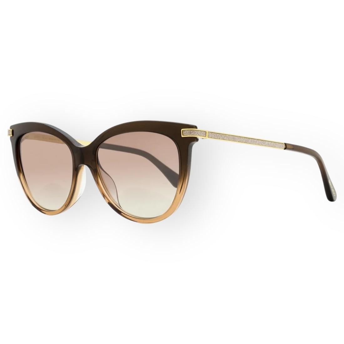 Jimmy Choo Axelle /G 0MYNQ Brown Sand Sunglasses & Original Case: • Jimmy Choo • Women's • Axelle /G 8079O Sunglasses • Frame: Metal • Shape: Round • Frame Color: Brown Sand/Gold • Lens: Brown Gradient • 100% UV Protection &bu