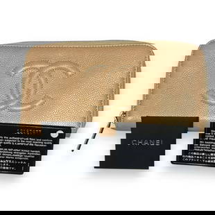 CHANEL Vintage Front Logo Coco Mark Long Zip Wallet: • CHANEL • Certificate Of Authenticity Included • Leather • Long zip Wallet • Zip Closure • Vintage • 2008-2009' • Cash Slots • Card Slots • Zipper Po