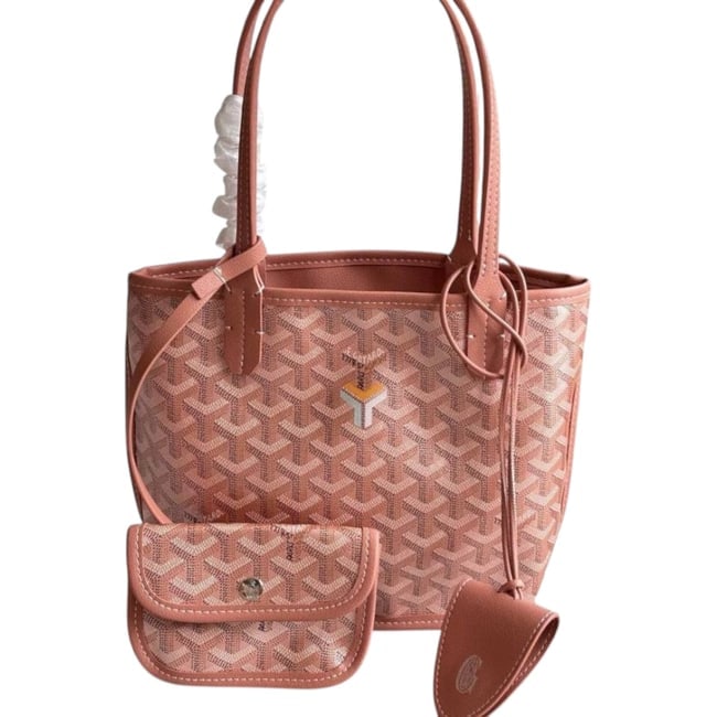 Goyard Pearly Coral Iridescent St. Louis Beaute Tote & Original Gift Bag (1 of 10)