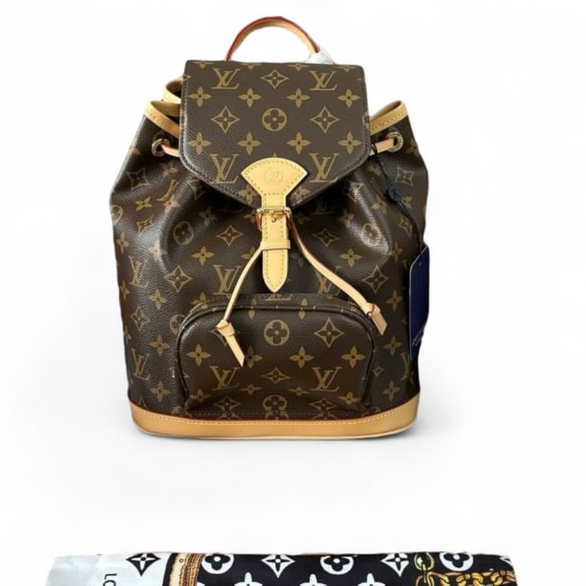 Louis Vuitton Monogram Montsouris Beaute Backpack & Original Gift Bag (1 of 7)