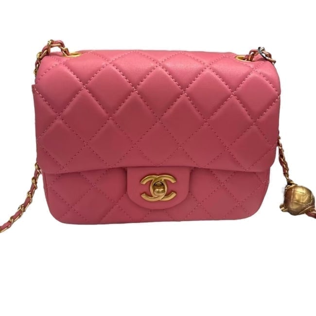 CHANEL Quilted Mini Candy Chain Flap Beaute Bag & Original Box (1 of 8)