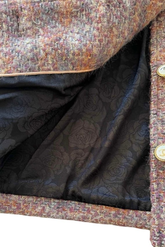 CHANEL Pink Multi Button Up U.L Jacket - 4