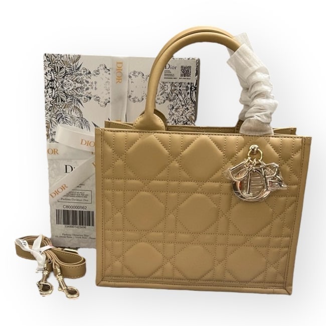 Christian DIOR Lady Dior Cannage Beaute Bag & Original Box (1 of 8)