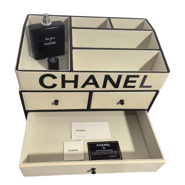 CHANEL Lg Stackable Counter Storage With Slots & Drawers (1 of 4)