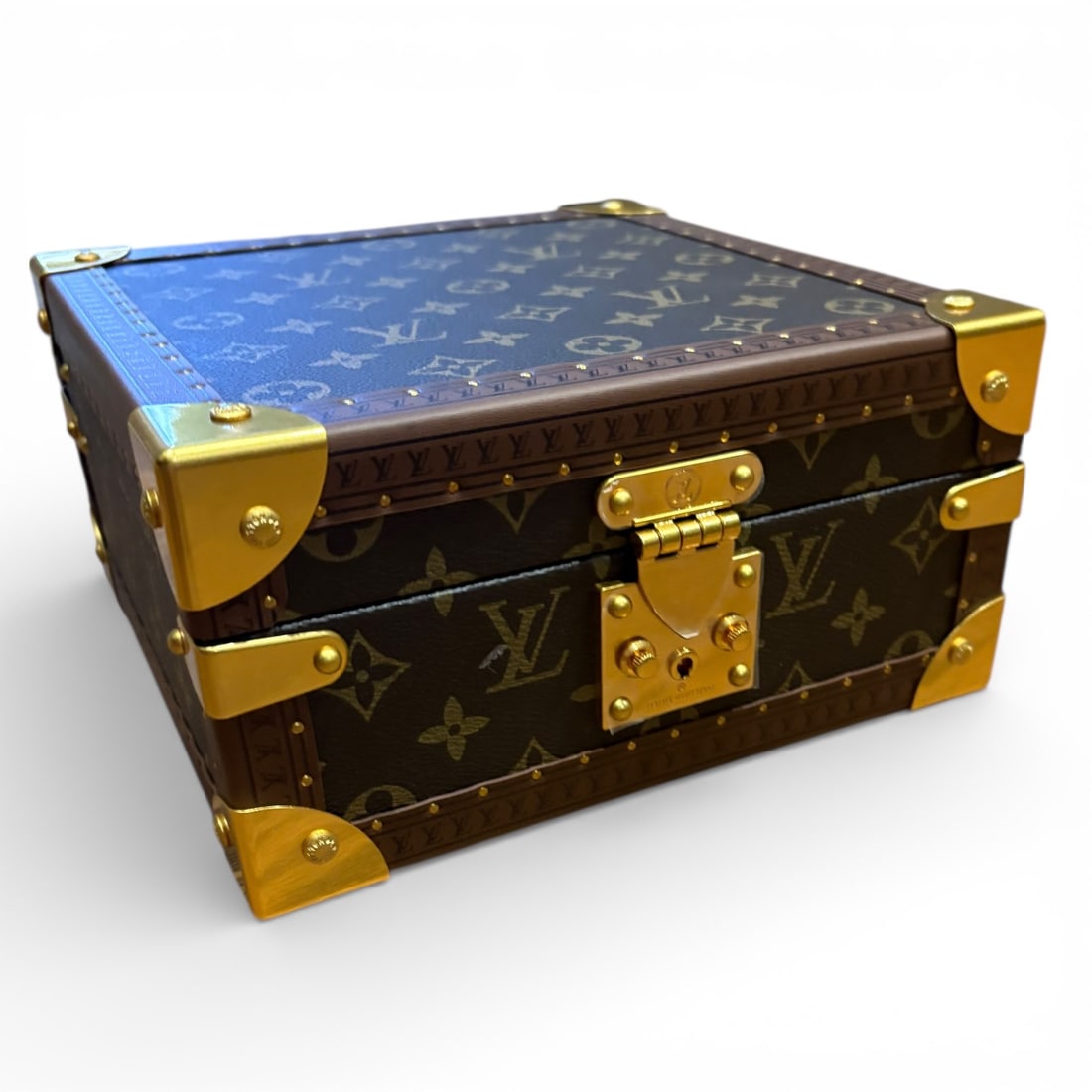 Louis Vuitton Brown Monogram/Pink Coffret Joaillerie Beaute Jewelry/Accessory Box (1 of 7)