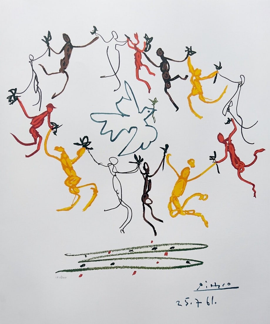 Pablo Picasso Le Rhonde Limited Edition Plate Signed Giclee (1 of 1)