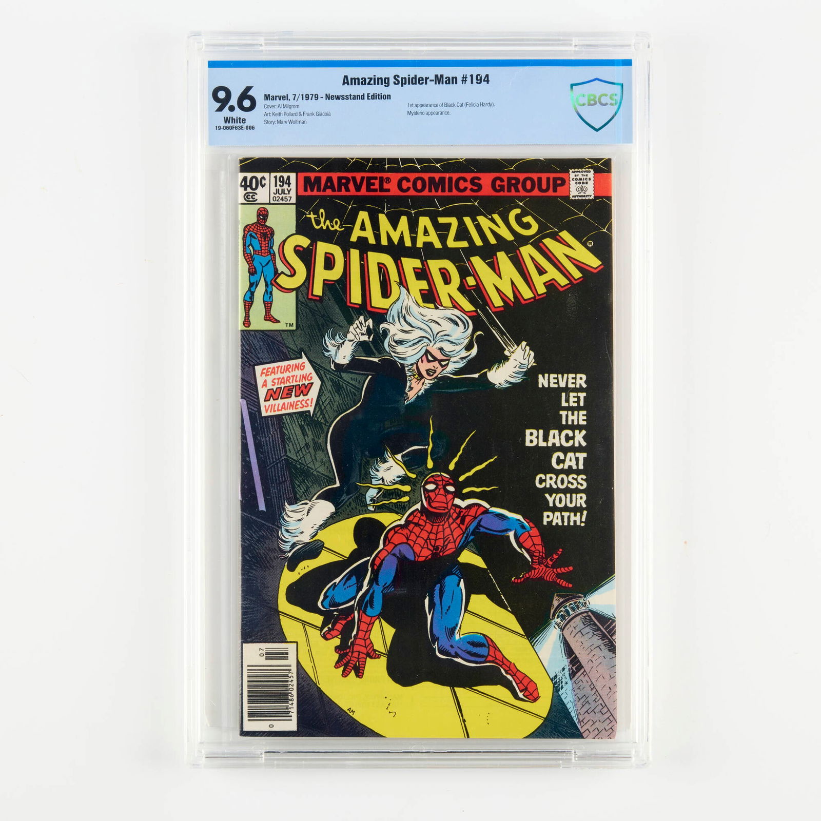 Marvel Comics Amazing Spider-Man #194 CBCS 9.6 (1 of 2)