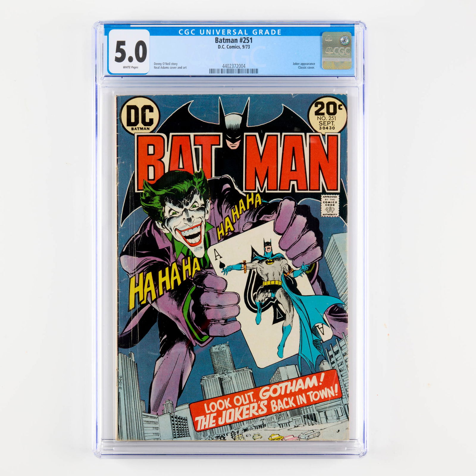 D.C. Comics Batman #251 CGC 5.0 (1 of 2)