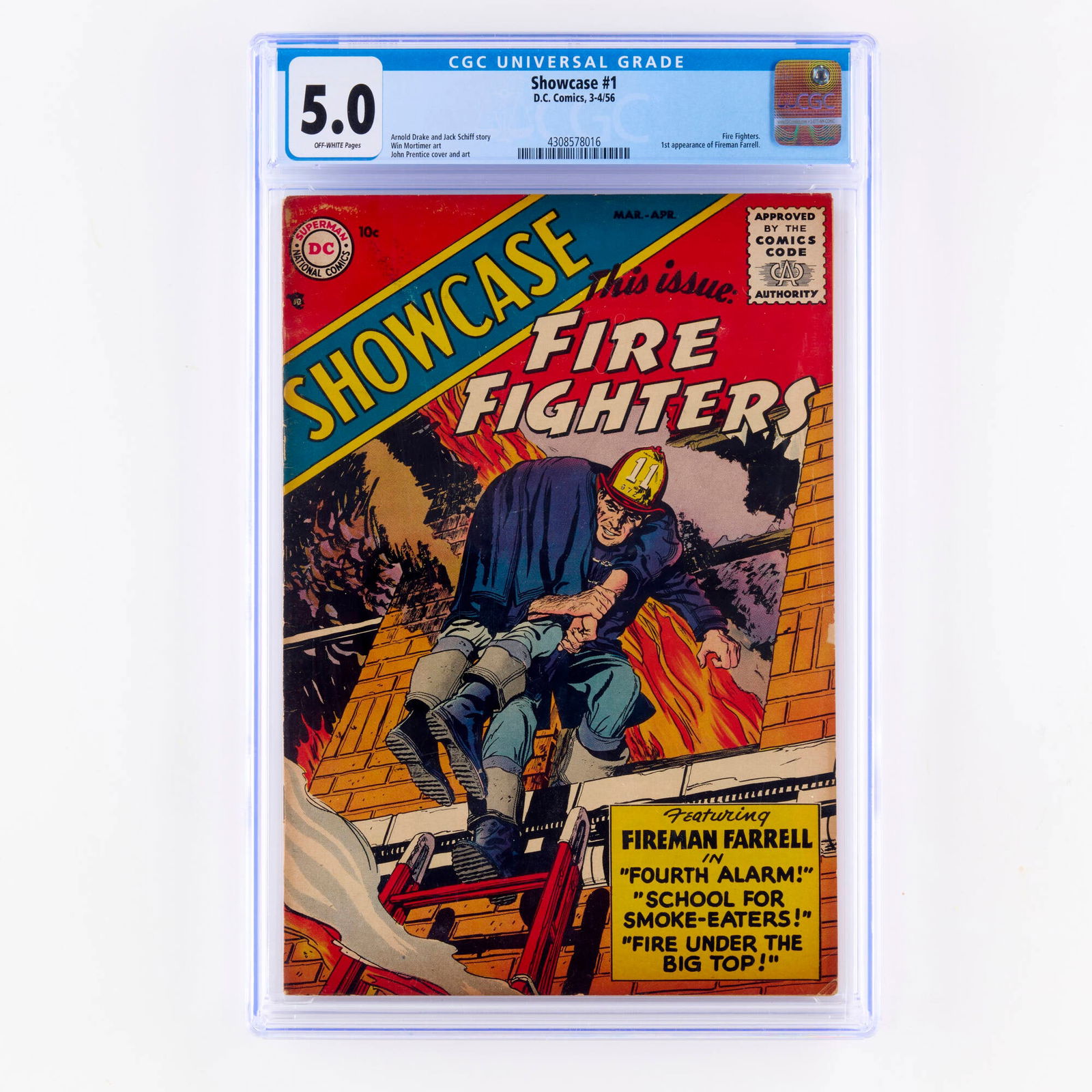 D.C. Comics Showcase #1 CGC 5.0 (1 of 2)