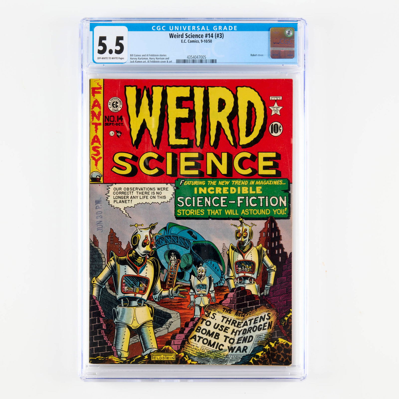 E.C. Comics Weird Science #14 (#3) CGC 5.5 (1 of 2)