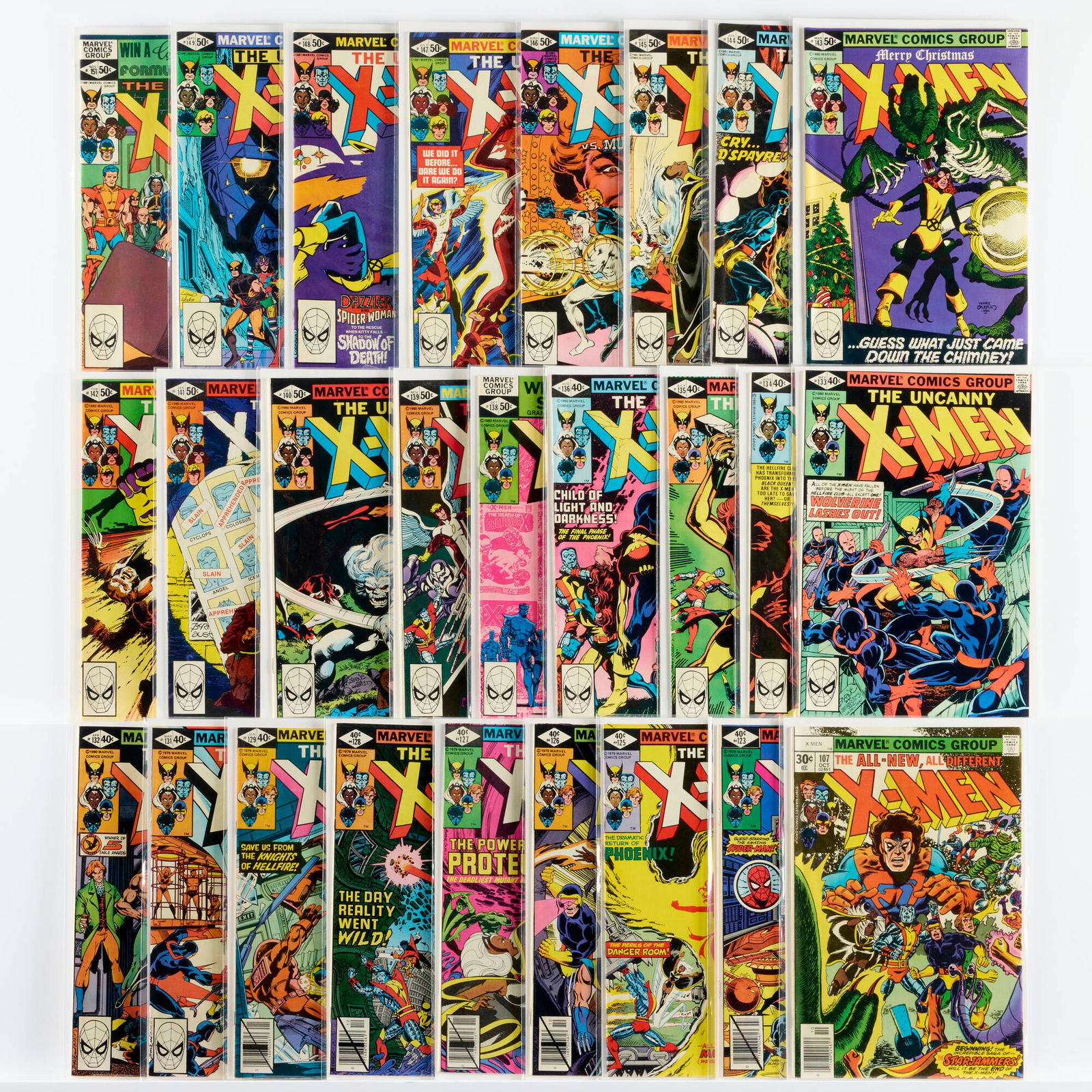 26 Marvel Comics X-Men #107-#151 Group (1 of 1)