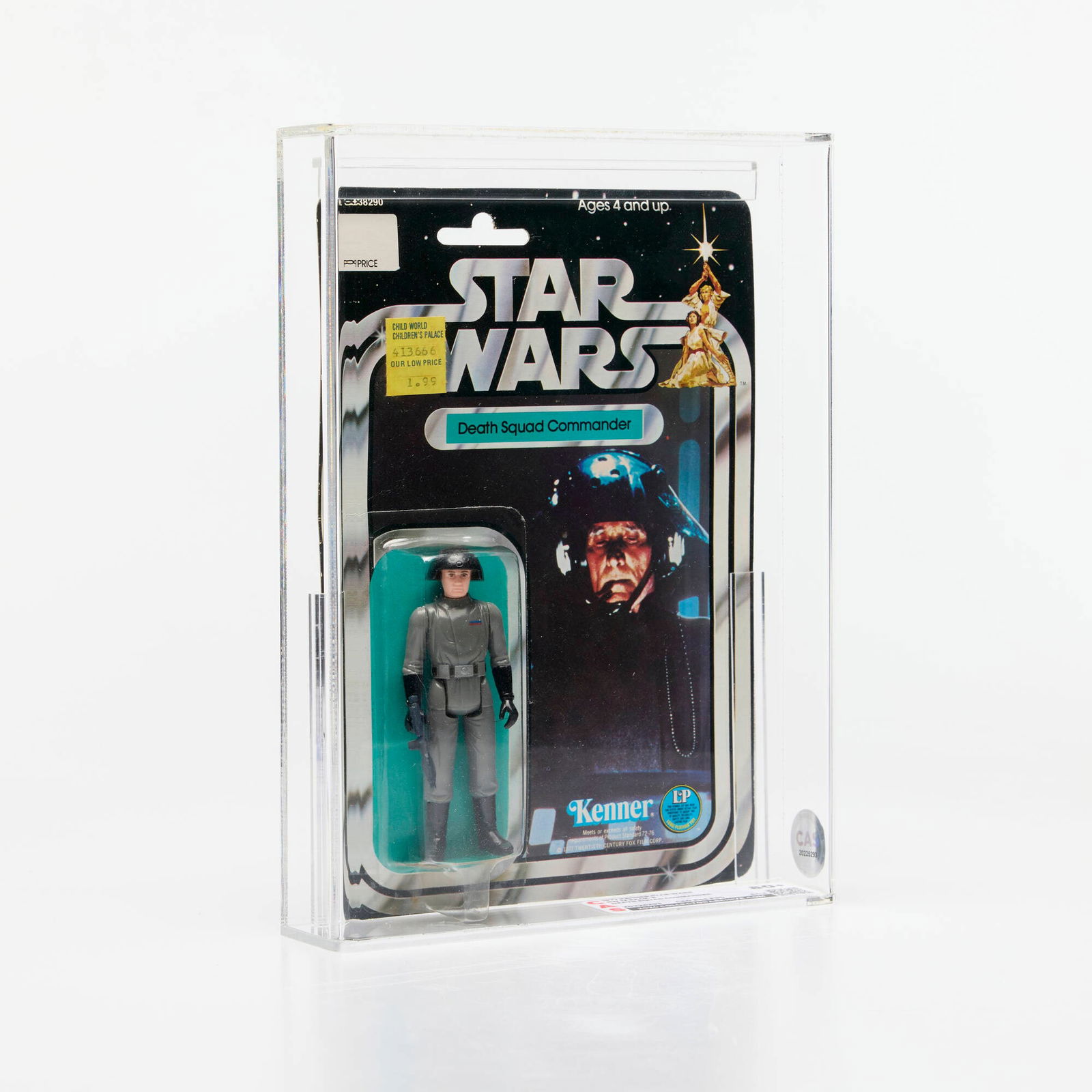 1978 Kenner Star Wars 12 Back-B Death Squad Commander CAS 80+ (1 of 3)