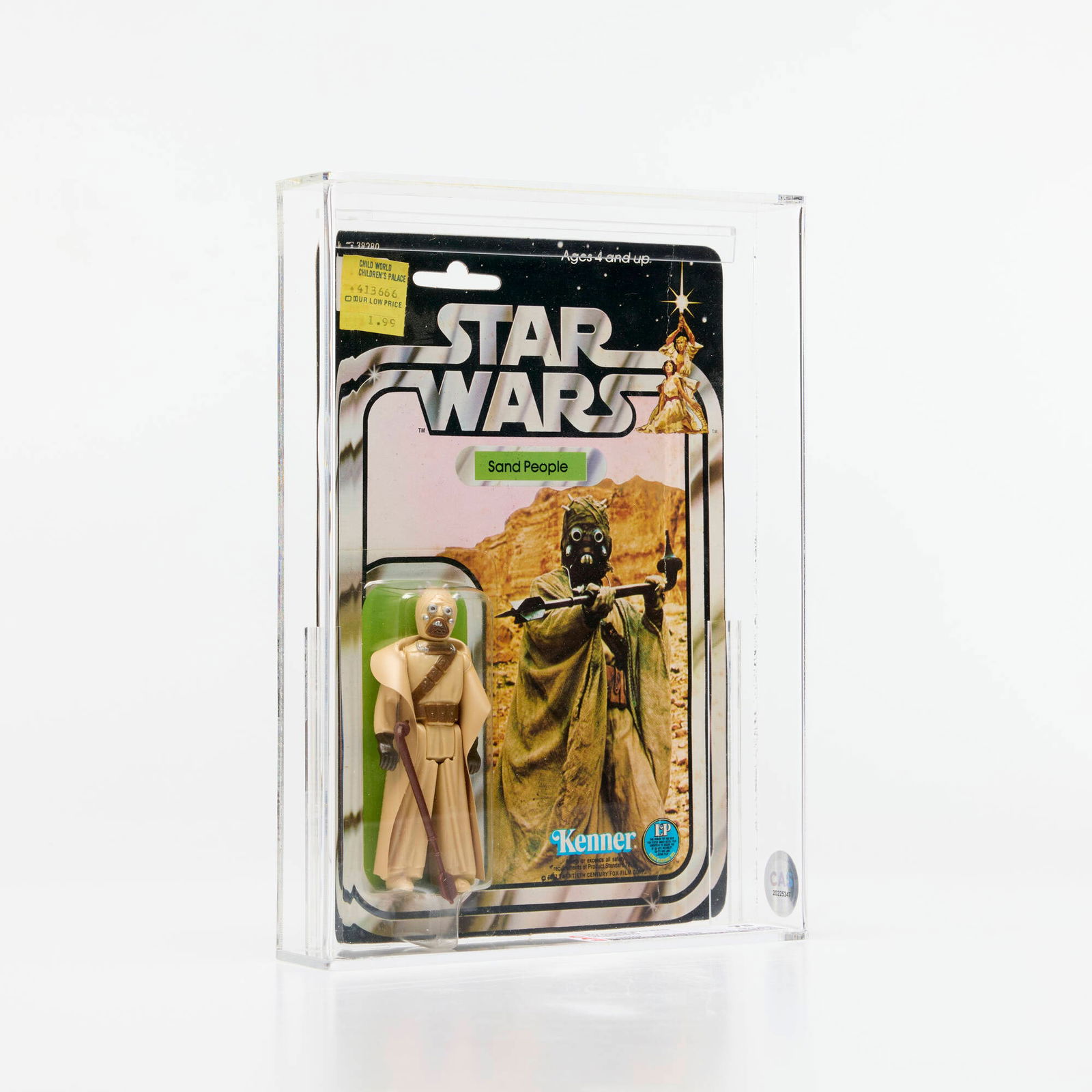 1978 Kenner Star Wars 12 Back-B Sand People CAS 75 (1 of 3)