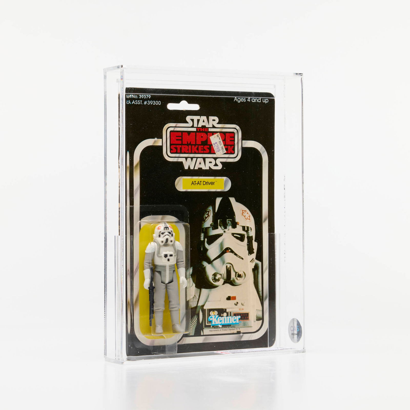 1980 Kenner Star Wars ESB 41 Back-E AT-AT Driver CAS 75+ Orange Logo (1 of 3)