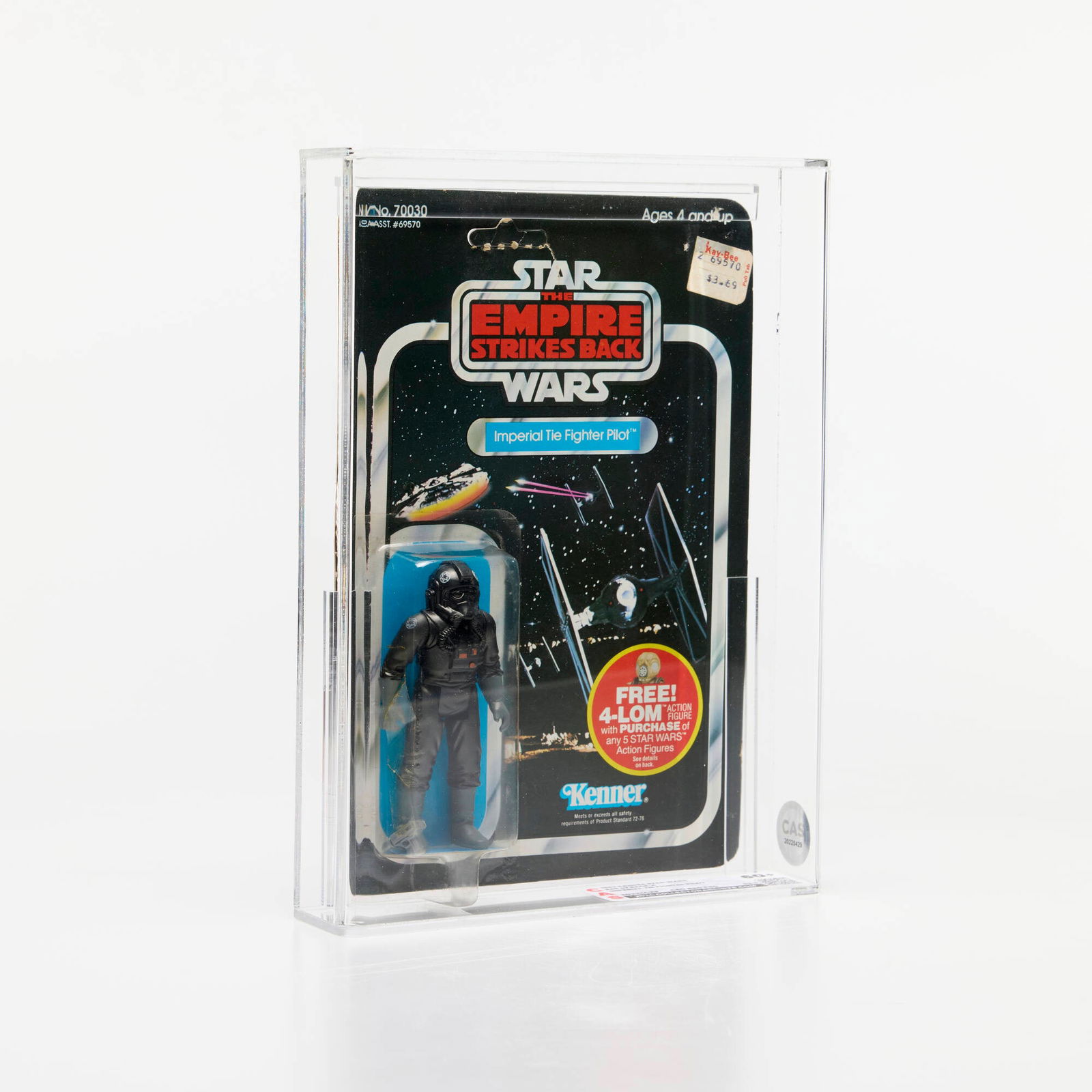 1982 Kenner Star Wars ESB 47 Back-A Imperial Tie Fighter Pilot CAS 60+ (1 of 3)