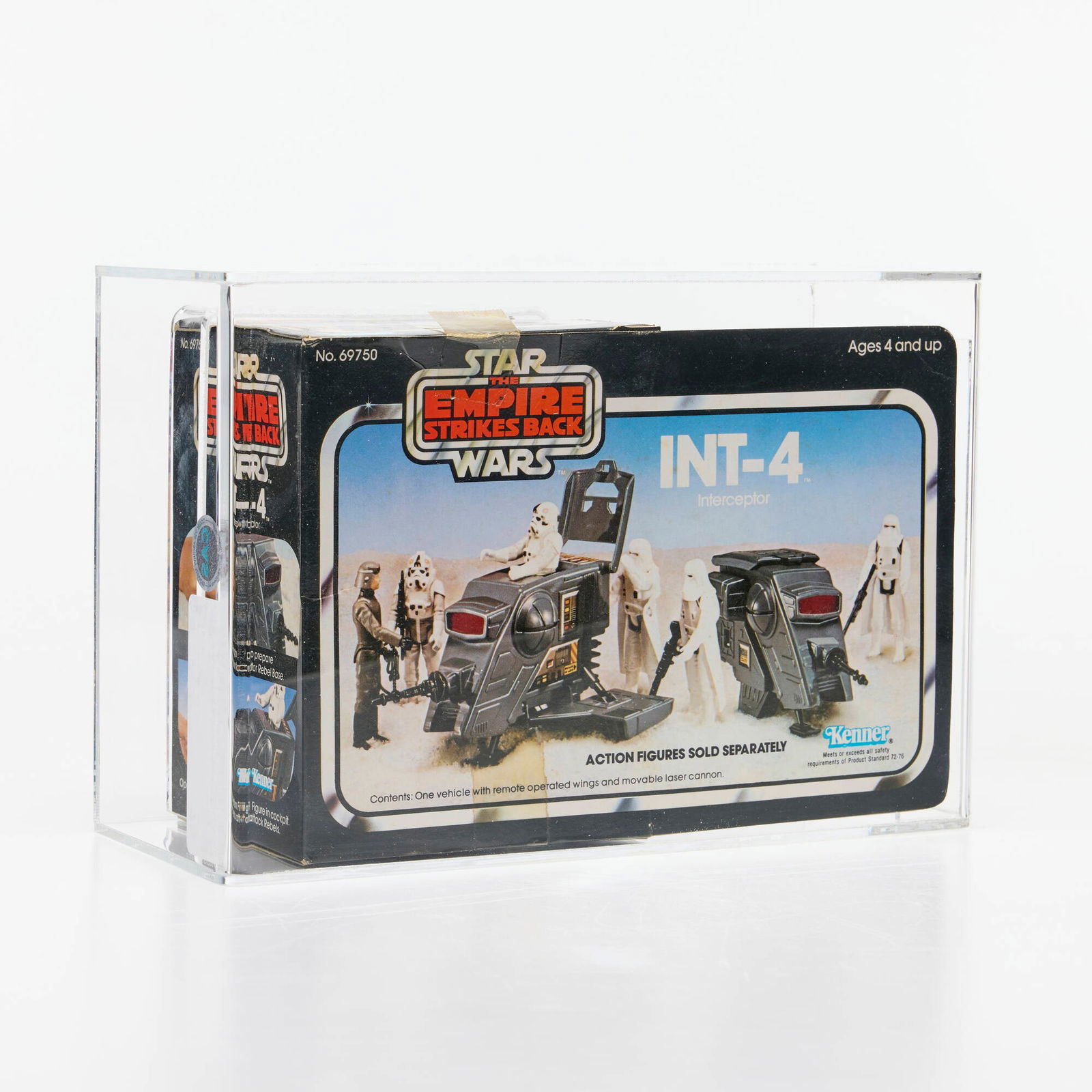 1983 Kenner Star Wars INT-4 Interceptor CAS 75 Qualified (1 of 3)